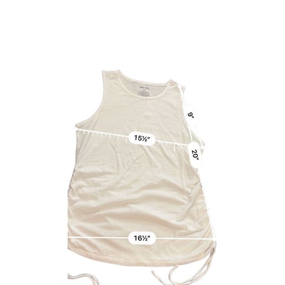 Nine West Ruched Side athletic T-shirt size M - Picture 4 of 5